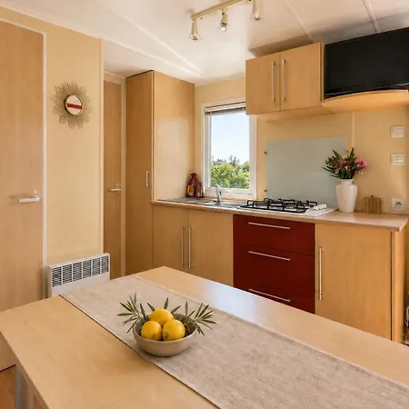 펜션 Le Romarin, Mobil-home Climatise Avec Vue Sur La